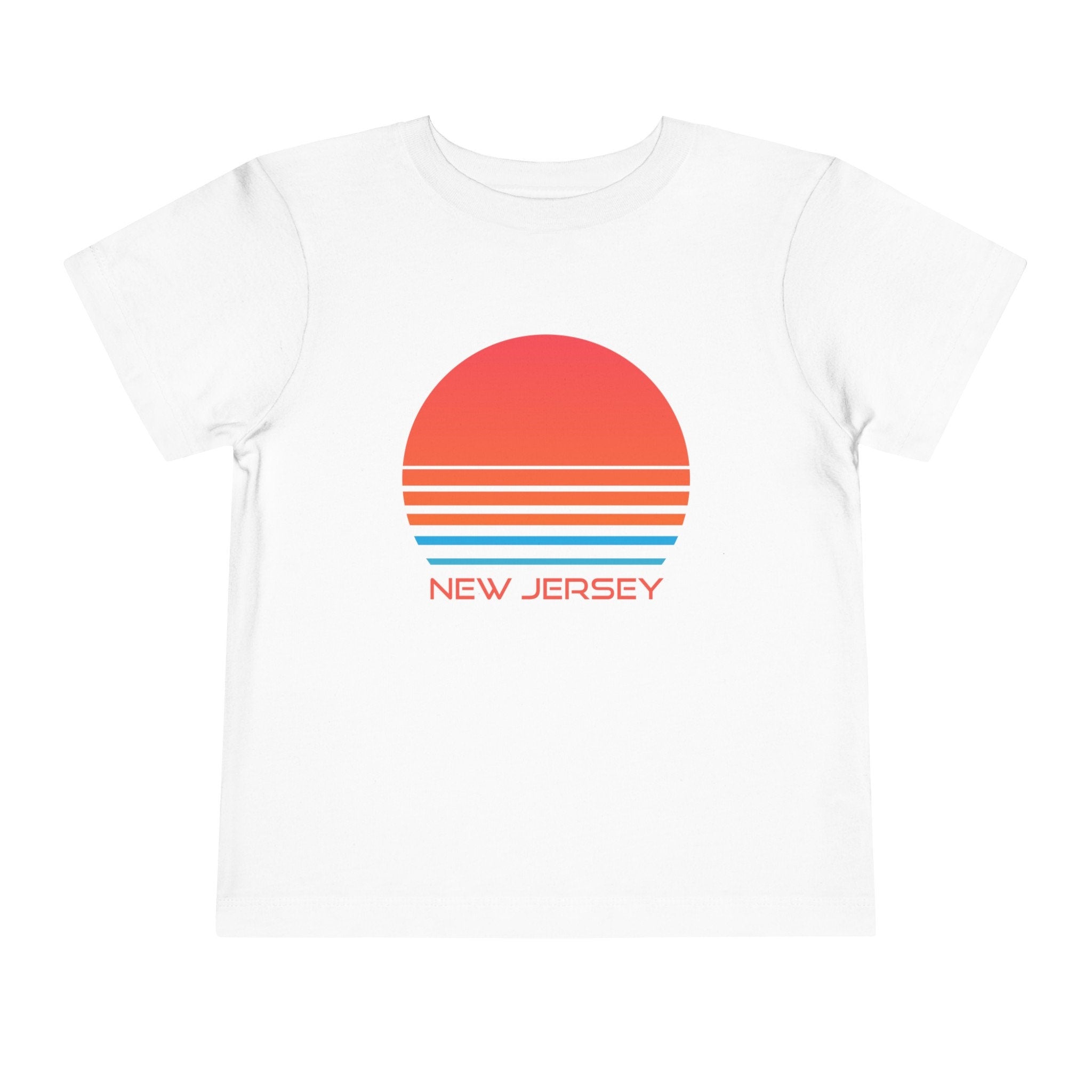 New Jersey Toddler TShirt Retro 80s Unisex Toddler New Jersey Shirt Personalization Available Jersey – Feel-Good Design · Perfect For Daily Wear
