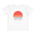 New York Toddler TShirt Retro 80s Unisex Toddler New York Shirt Personalization Available Graphic Tee – Everyday Comfort · High-Quality Print