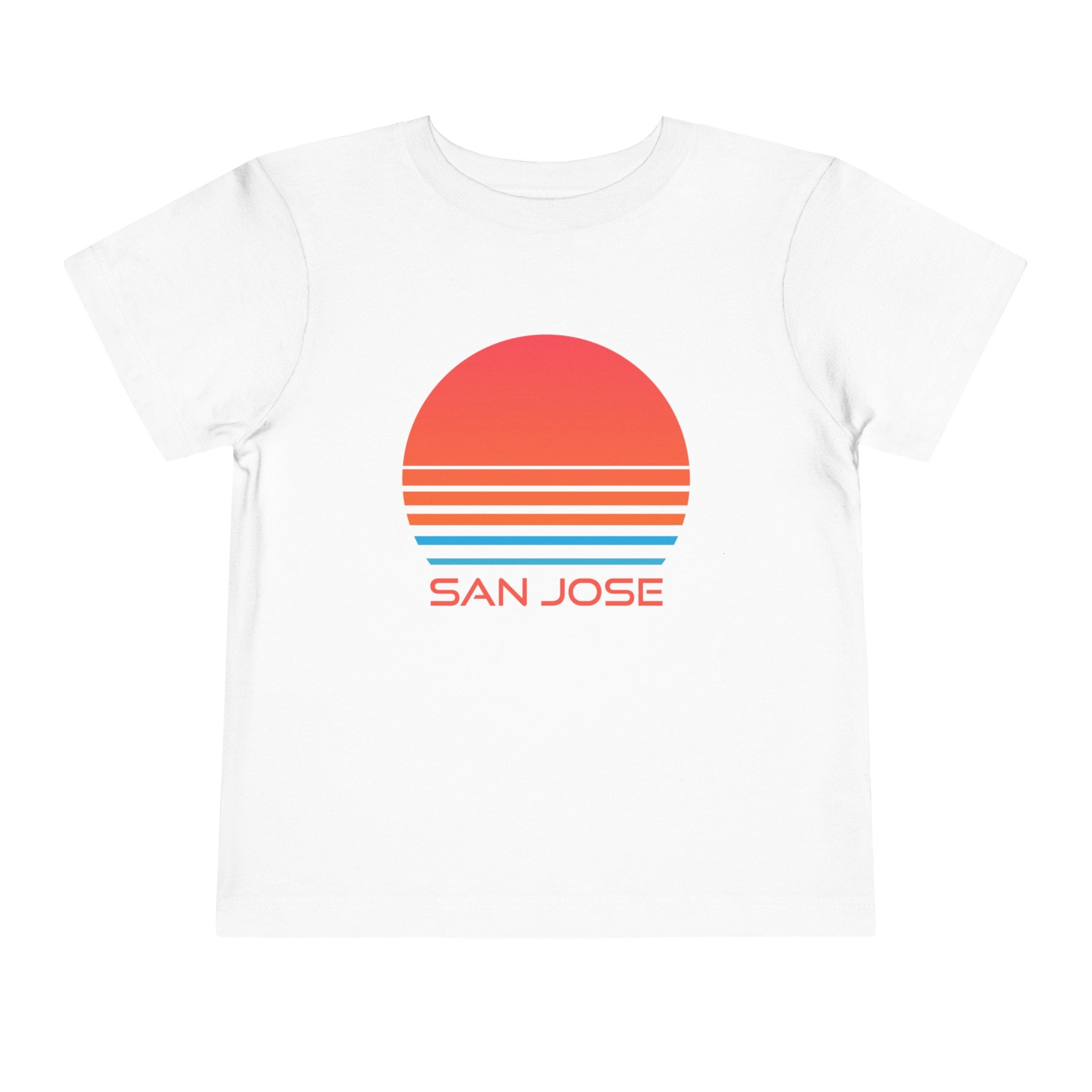 San Jose California Toddler TShirt Retro 80s Toddler San Jose Shirt Personalization Available Graphic Tee – Cozy Vibes · Perfect For Daily Wear