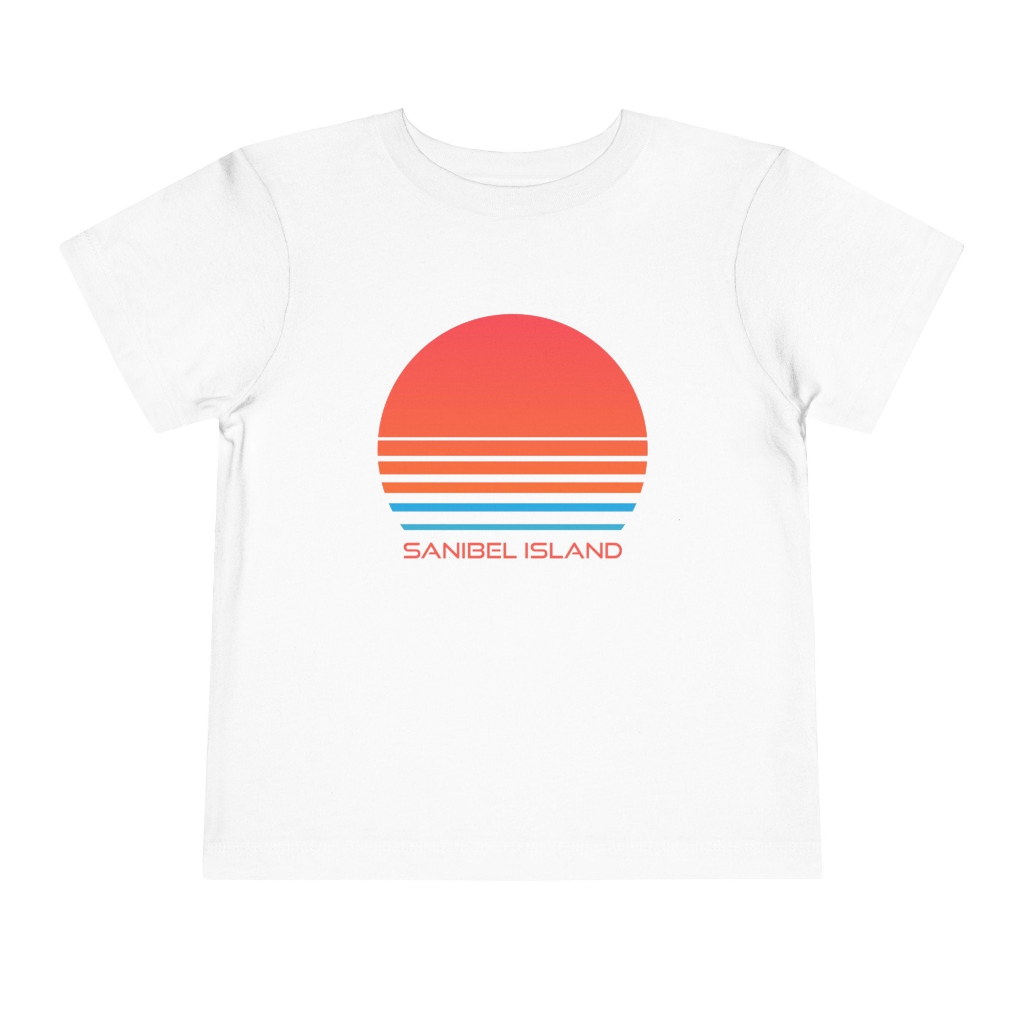 Sanibel Island Florida Toddler TShirt Retro 80s Toddler Sanibel Island Shirt Personalization Available Graphic Tee – Bold Style · Perfect For Daily Wear