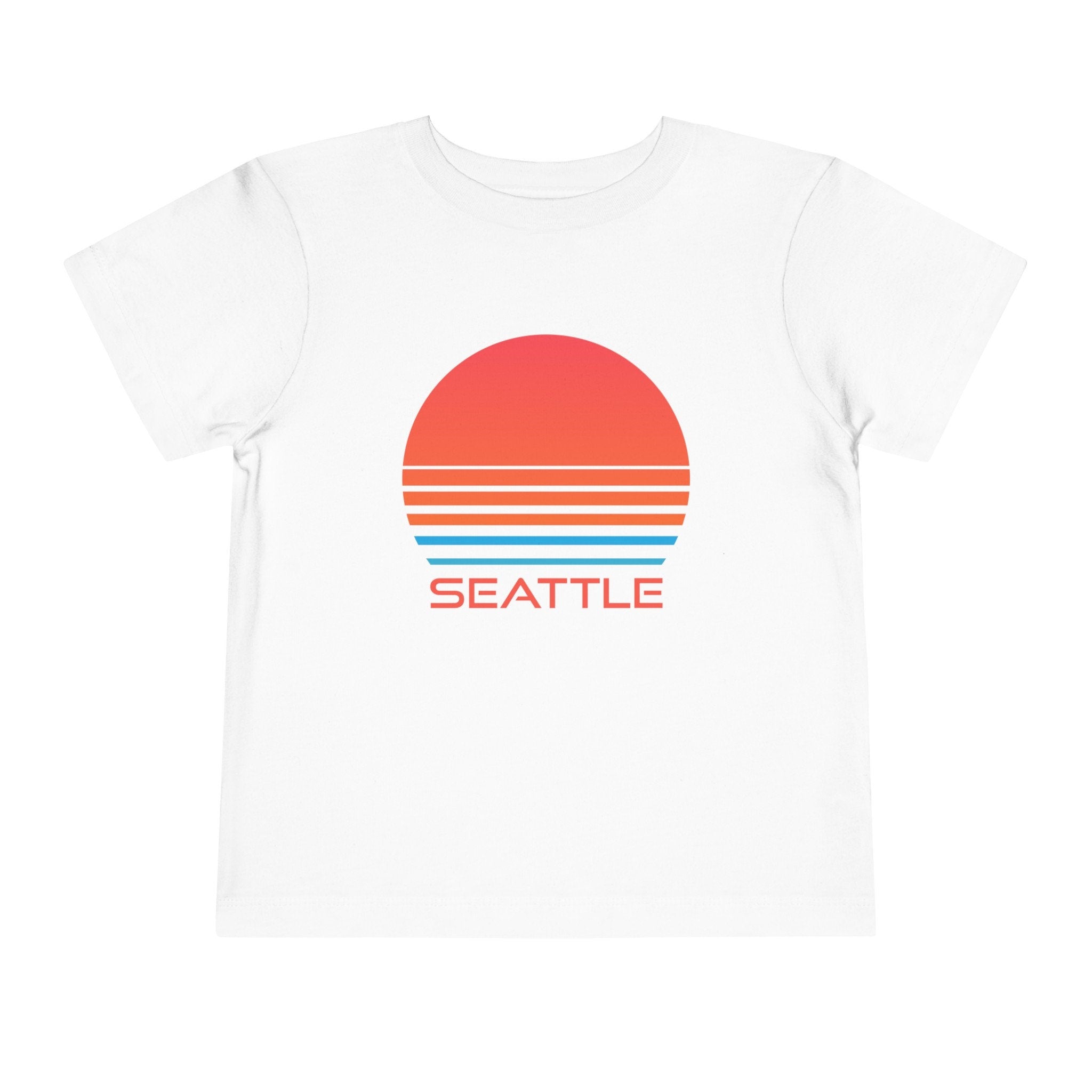 Seattle Washington Toddler TShirt Retro 80s Toddler Seattle Shirt Personalization Available Graphic Tee – Premium Graphic · Great Gift For Fans