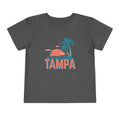 Tampa Florida Toddler TShirt Retro Palm Tree Toddler Tampa Shirt Personalization Available Graphic Tee – Everyday Comfort · Great Gift For Fans