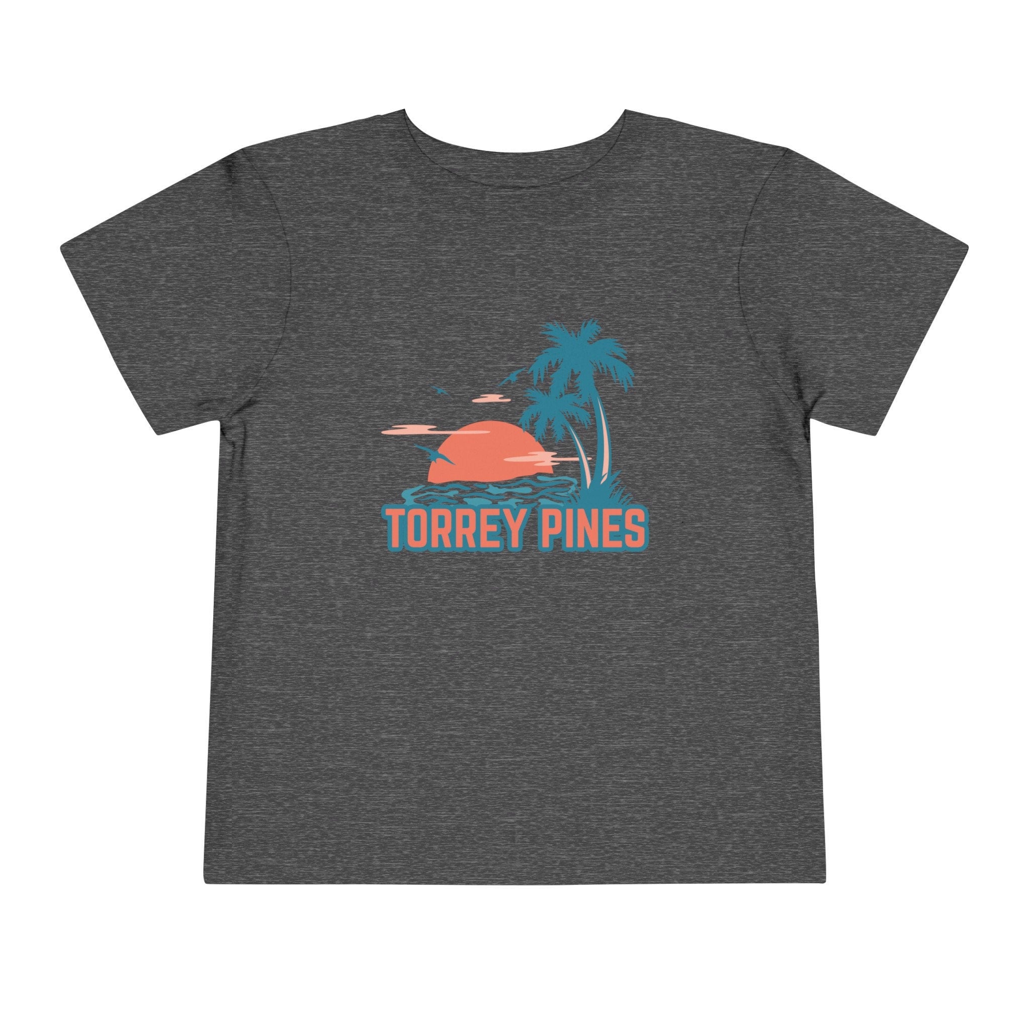 Torrey Pines California Toddler TShirt Retro Palm Tree Toddler Torrey Pines Shirt Personalization Available Graphic Tee – Easygoing Wear · Top Pick For Any Outfit