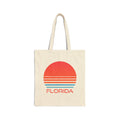 Florida Cotton Canvas Florida Tote Bag Retro 80s Personalization Available Tote Bag – Easygoing Wear · Perfect For Daily Wear