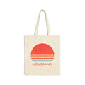 Louisiana Cotton Canvas Louisiana Tote Bag Retro 80s Personalization Available Tote Bag – Soft Feel · High-Quality Print