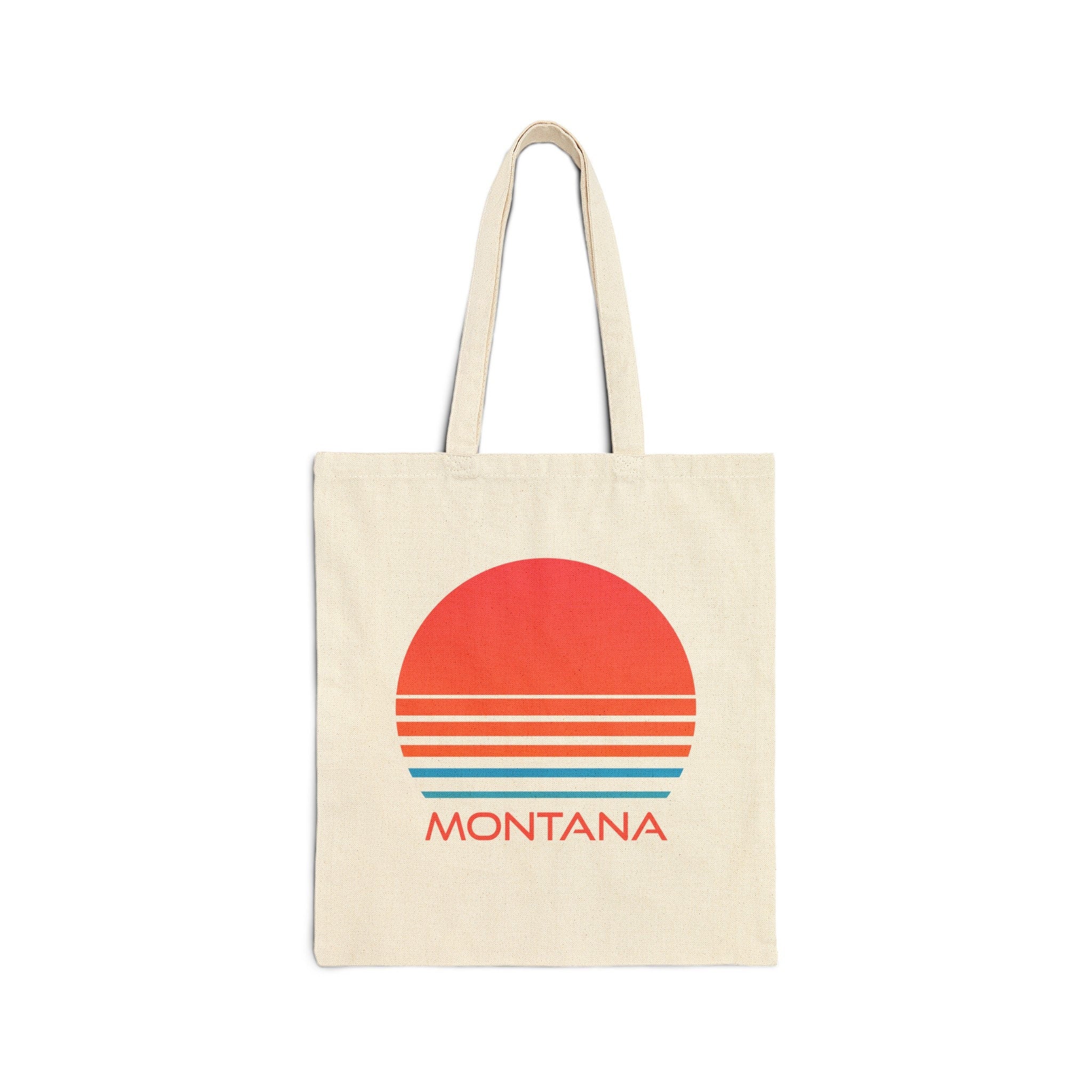 Montana Cotton Canvas Montana Tote Bag Retro 80s Personalization Available Tote Bag – Aesthetic Look · Perfect For Daily Wear