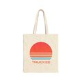 Truckee California Retro 80s Cotton Canvas Truckee Tote Bag Personalization Available Tote Bag – Bold Style · Trending Graphic Apparel