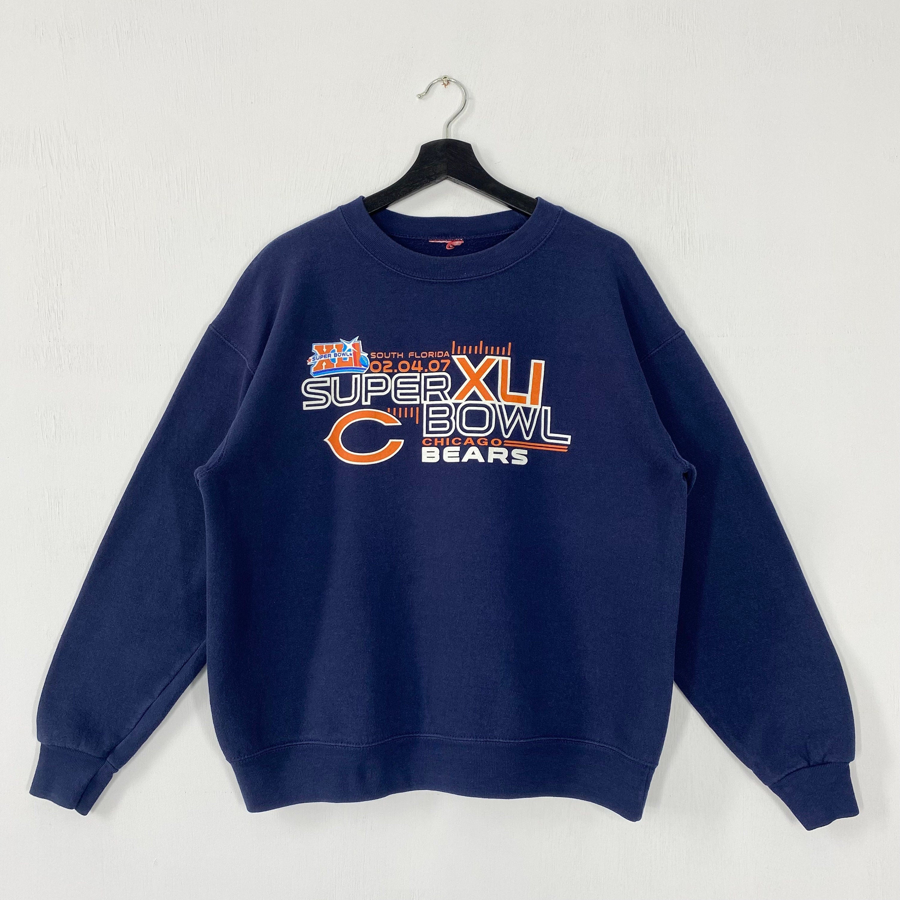 Vintage Chicago Bears Sweatshirt Chicago Bears Crewneck Chicago Bears Sweater Pullover Sportswear NFL Chicago Bears Print Logo Blue Medium Sweatshirt – Fan Favorite · Must-Have Style