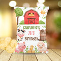 Farm Birthday Chip Bag Farm Animal Birthday Chip Bag Template Barnyard Birthday Custom Chip Bags Chip Bag Label Farm Party Decor Barn FARM1 Tote Bag – Premium Graphic · High-Quality Print