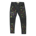 Pinko TAG Womens Black Slim Painted Jeans Vintage High End Designer Denim VTG Graphic Tee – Aesthetic Look · Trending Graphic Apparel