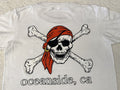Vintage 1990s 90s Oceanside California Pirate Skull Bones Graphic T Shirt XS Graphic Tee – Cozy Vibes · Perfect For Daily Wear