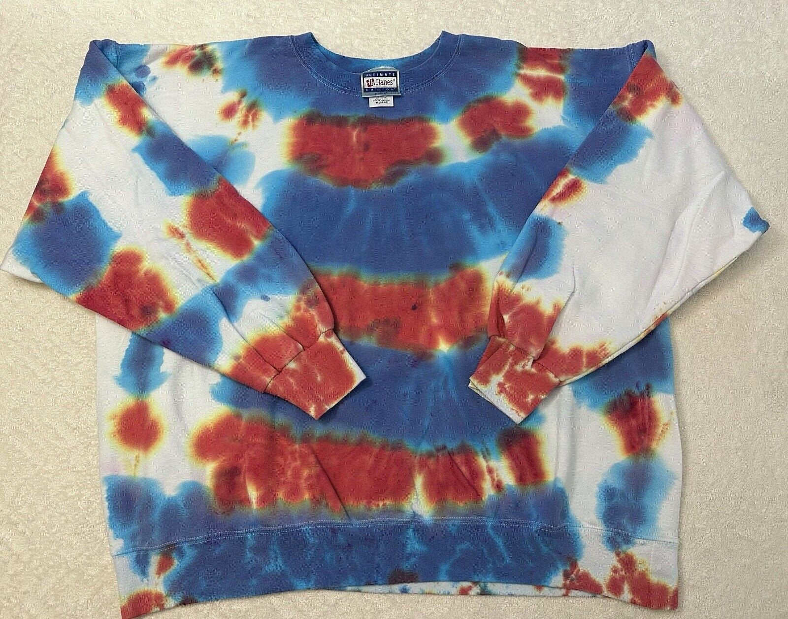 Vintage 2000s Blank Basic Tie Dye All Over Print Psychedelic Sweatshirt XL NEW Sweatshirt – Feel-Good Design · Must-Have Style