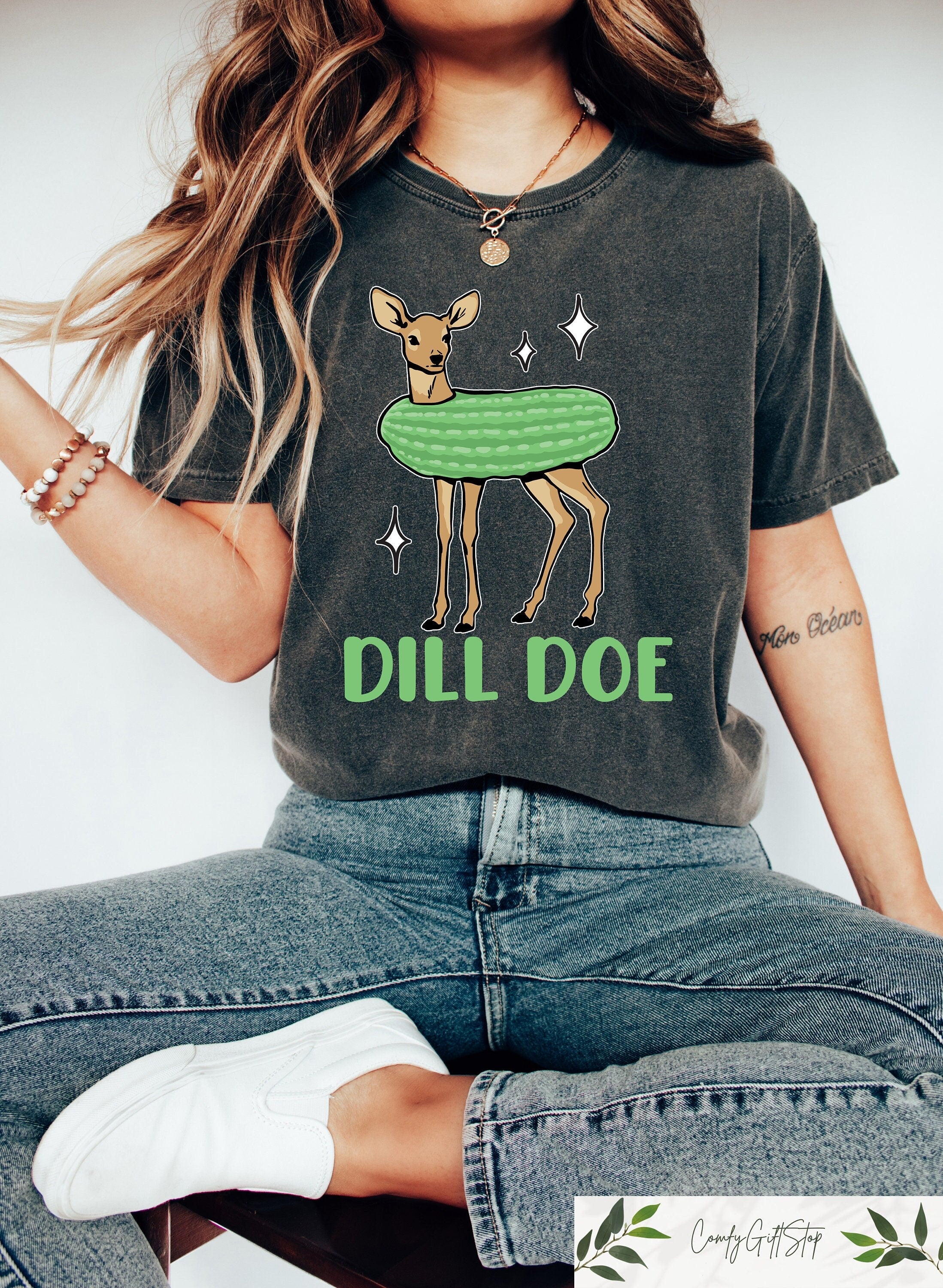 Dill Pickle Shirt Dill Doe Tee Funny Men39s Gifts Pickle Shirt Offensive Shirt Dark Humor Shirt Inappropriate Shirts Trendy Shirts Graphic Tee – Easygoing Wear · Must-Have Style