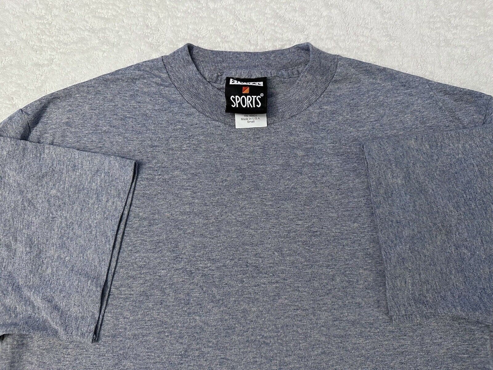 Vintage 1990s Signal Sport Made in USA Blank Basic Heather Blue T Shirt S NEW Graphic Tee – Soft Feel · Must-Have Style