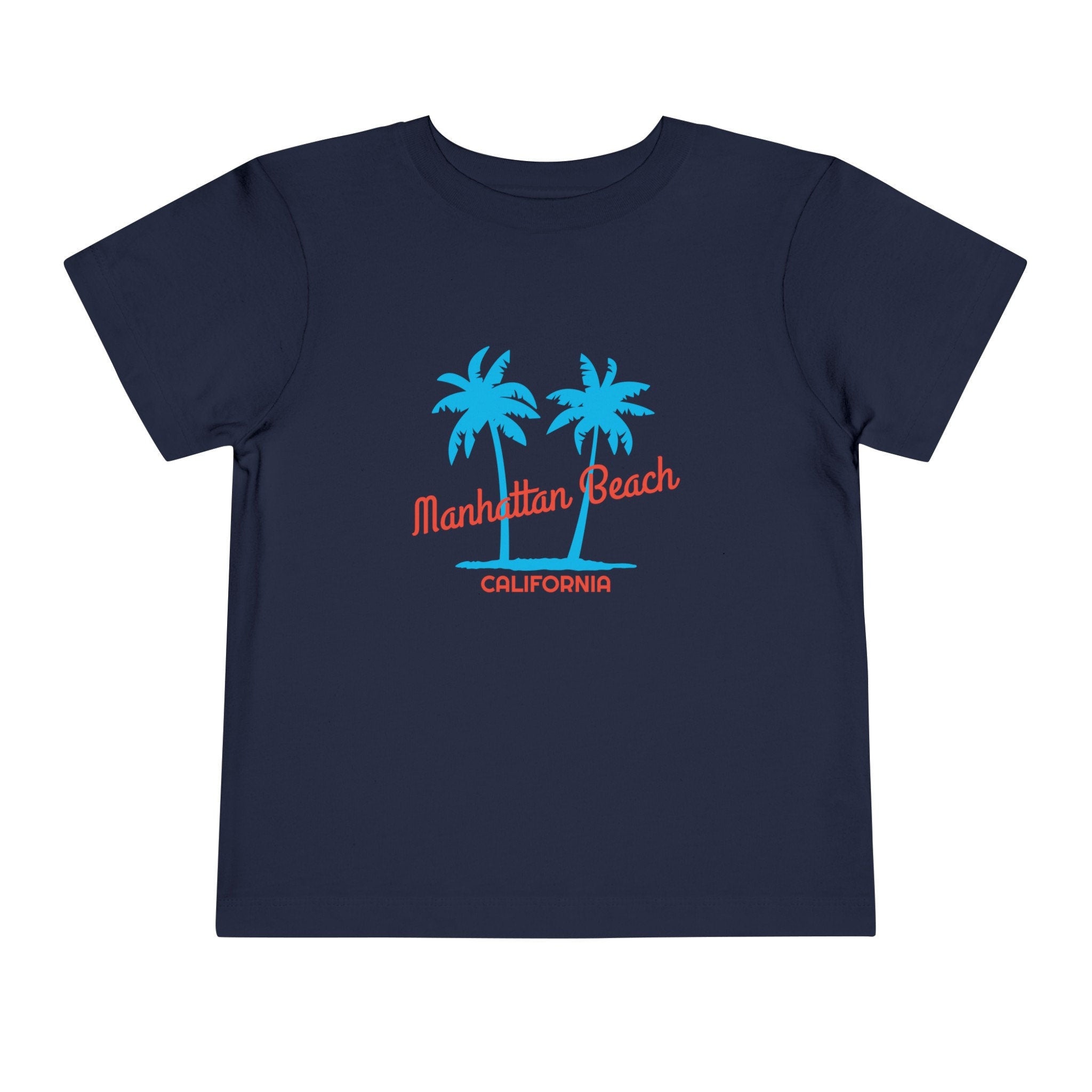 Manhattan Beach California Toddler TShirt Retro Palm Tree Toddler Manhattan Beach Shirt Personalization Available Graphic Tee – Easygoing Wear · Trending Graphic Apparel