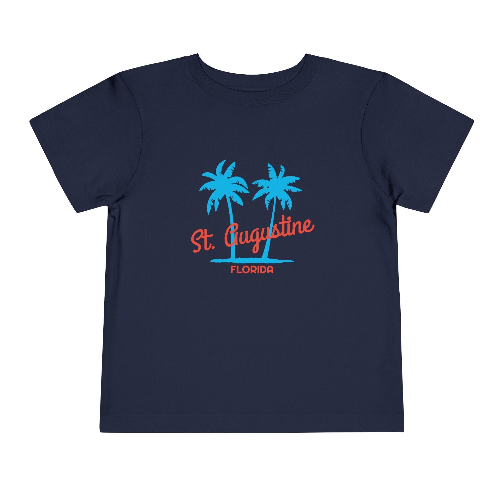 St Augustine Florida Toddler TShirt Retro Palm Tree Toddler St Augustine Shirt Personalization Available Graphic Tee – Everyday Comfort · Top Pick For Any Outfit