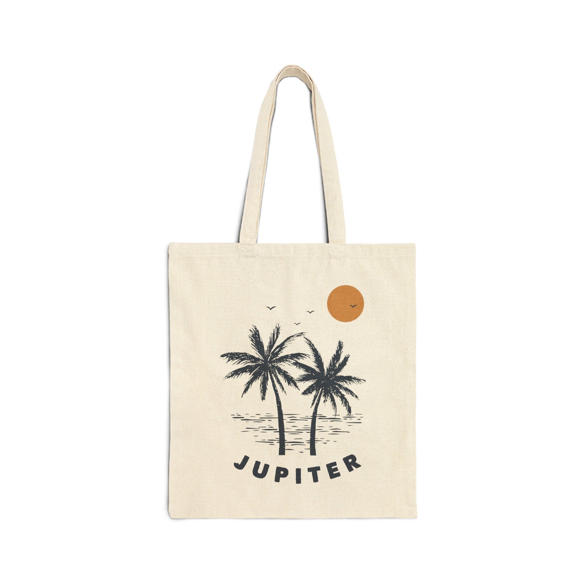 Jupiter Florida Tote Bag Cotton Canvas Jupiter Bag Personalization Available Tote Bag – Cozy Vibes · Must-Have Style