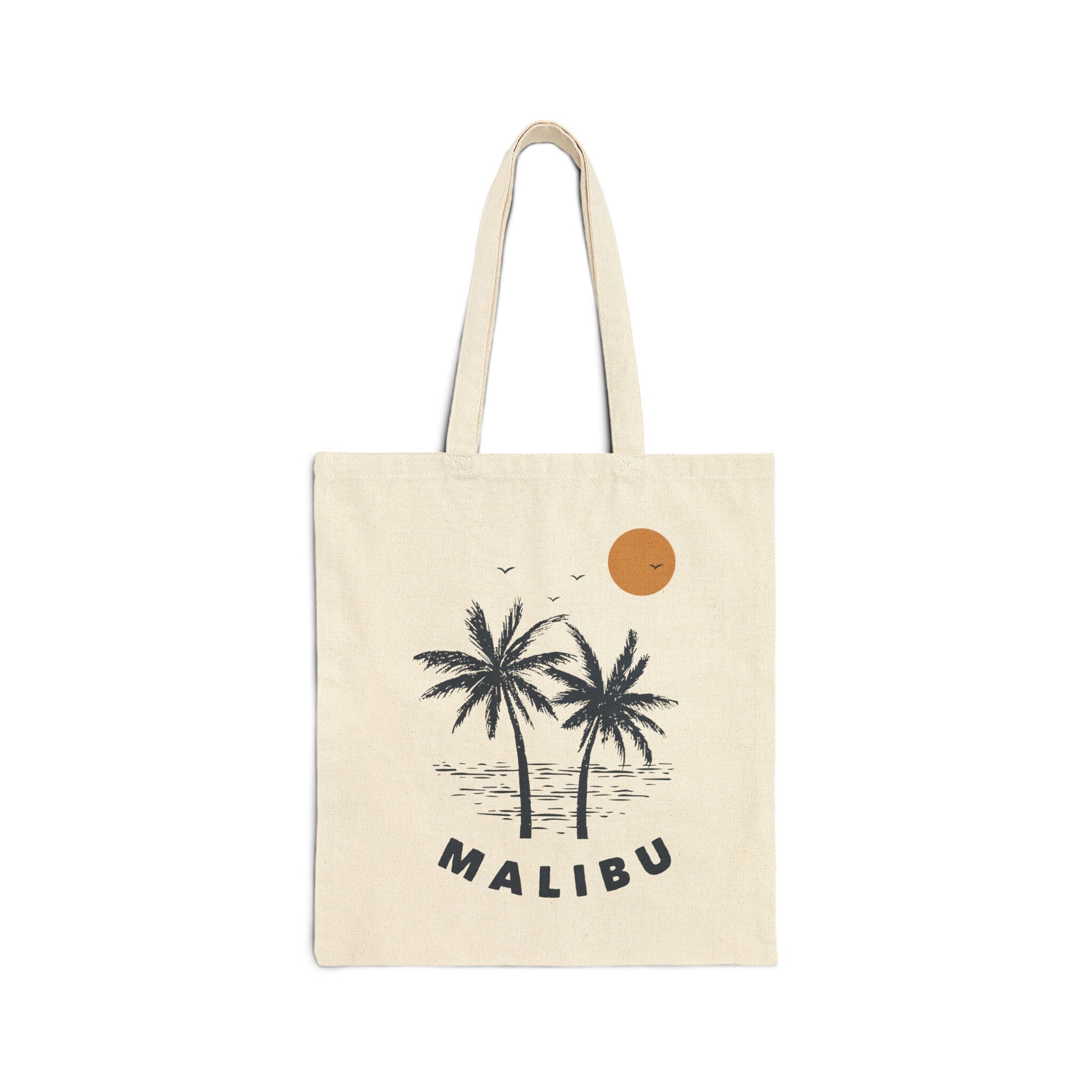 Malibu California Tote Bag Cotton Canvas Malibu Bag Personalization Available Tote Bag – Bold Style · Trending Graphic Apparel