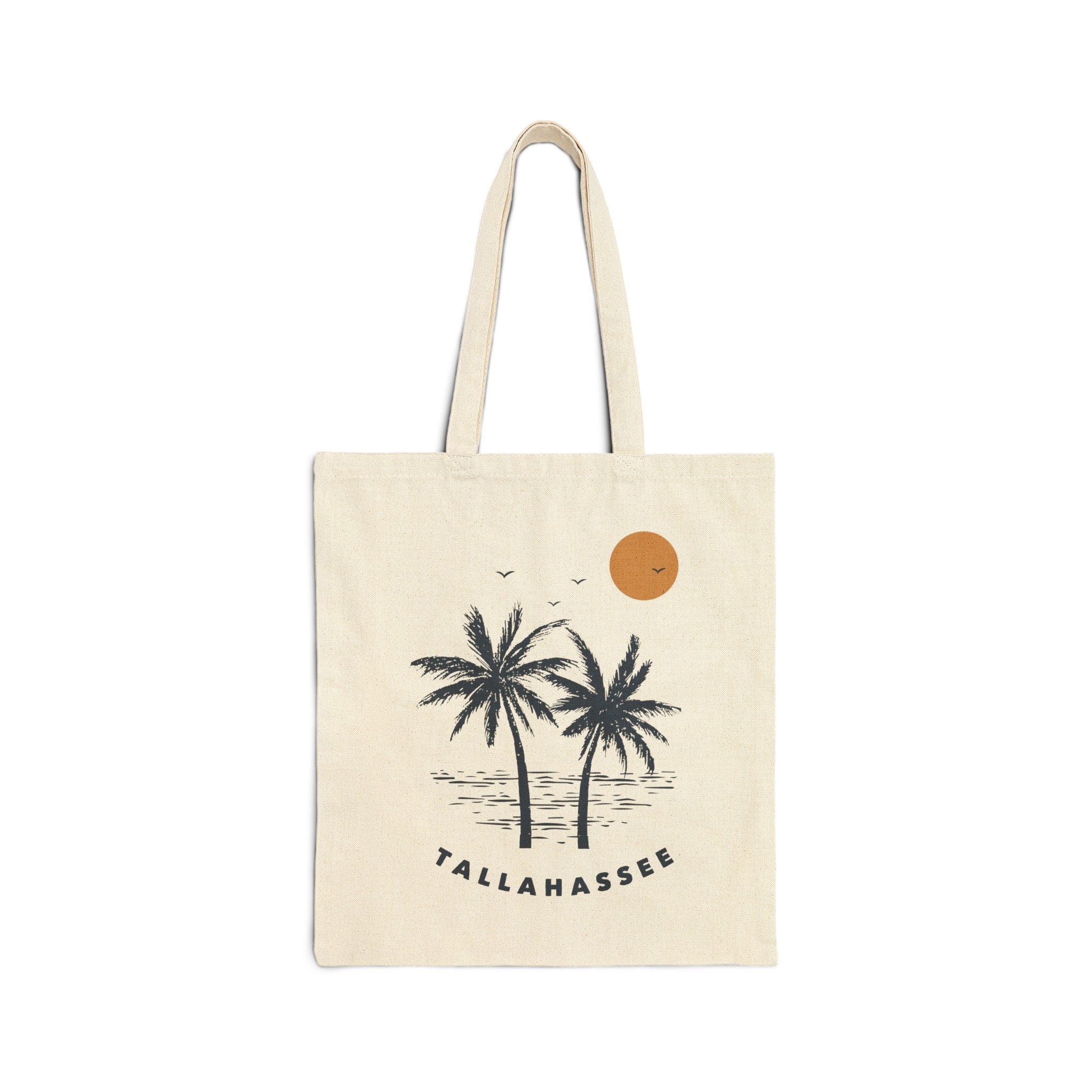 Tallahassee Florida Tote Bag Cotton Canvas Tallahassee Bag Personalization Available Tote Bag – Aesthetic Look · Perfect For Daily Wear
