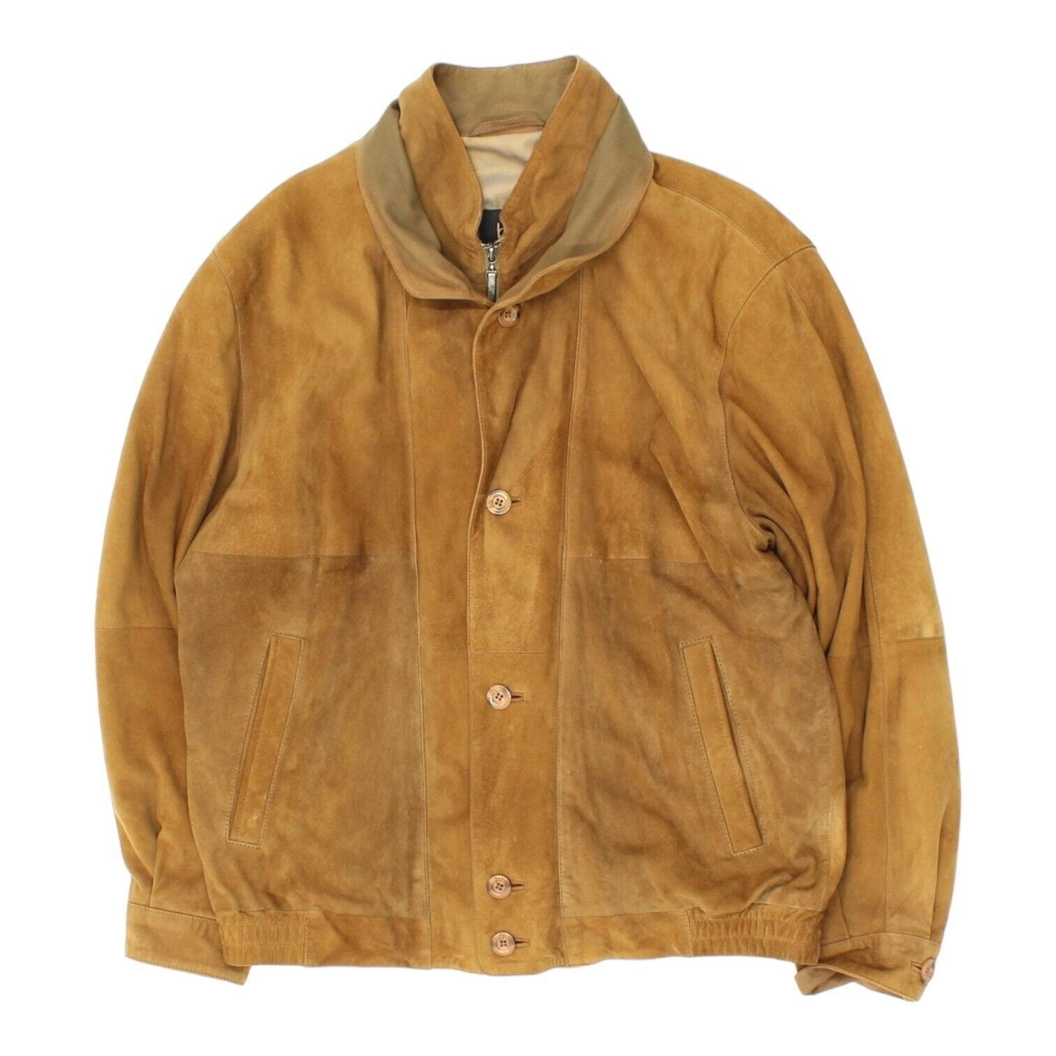 Bugatti Mens Brown Goats Leather Jacket Vintage High End Designer Coat VTG Graphic Tee – Premium Graphic · High-Quality Print