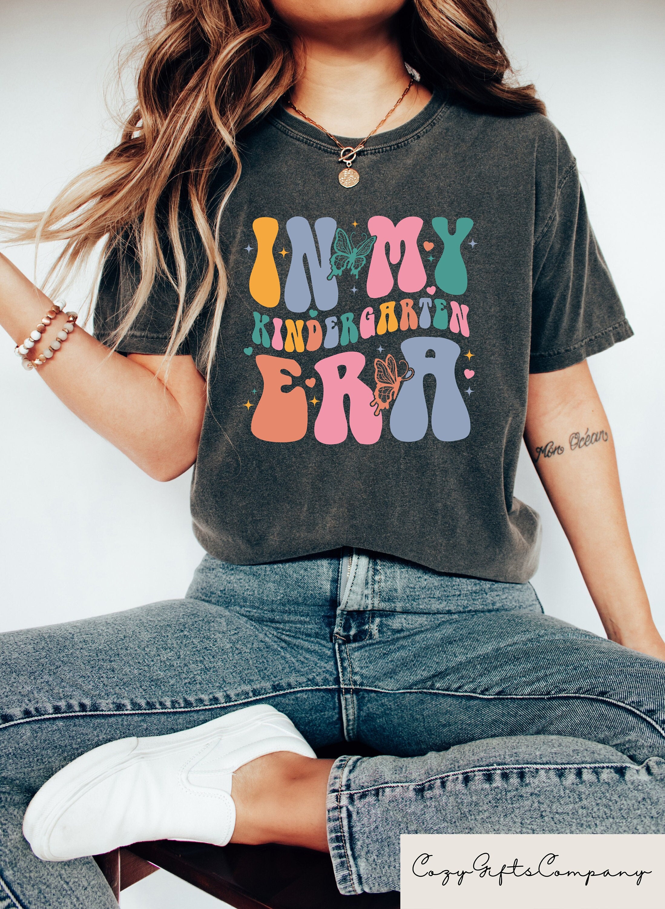 In My Kindergarten Grade Era T Shirt Gifts for Back to School First Day Of School Shirt For Kindergarten BackTo School Tee Graphic Tee – Feel-Good Design · Trending Graphic Apparel