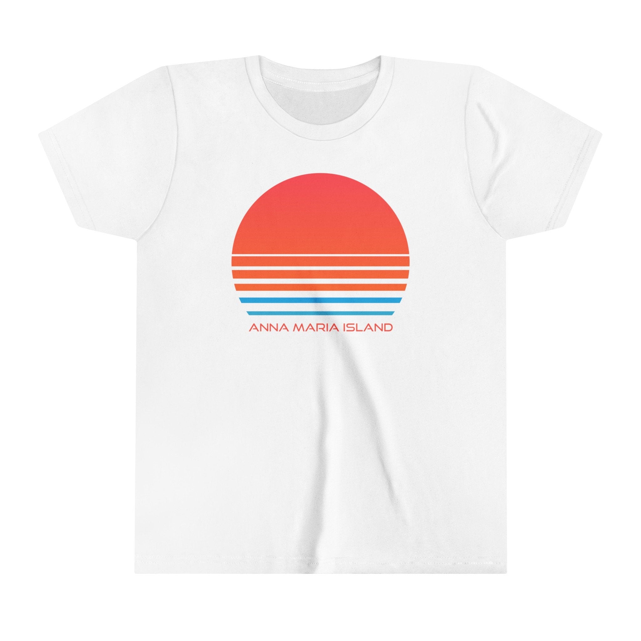 Anna Maria Island Florida Youth Shirt Retro 80s Anna Maria Island Kid39s TShirt Personalization Available Graphic Tee – Aesthetic Look · Great Gift For Fans