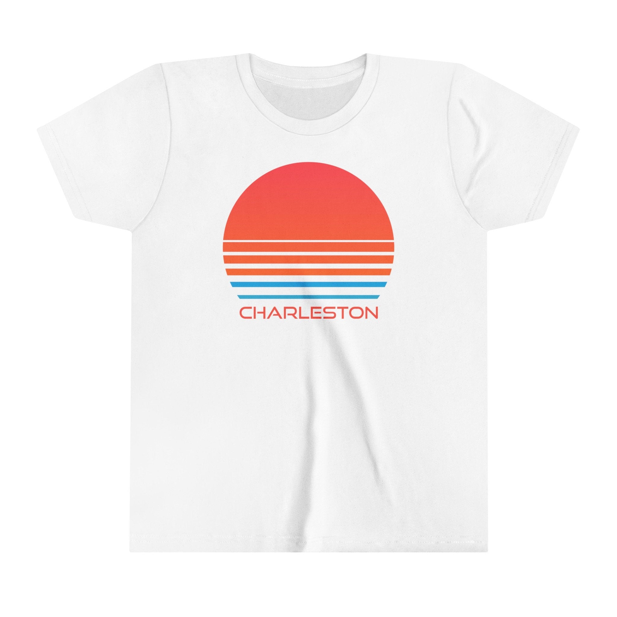 Charleston South Carolina Youth Shirt Retro 80s Charleston Kid39s TShirt Personalization Available Graphic Tee – Cozy Vibes · Must-Have Style