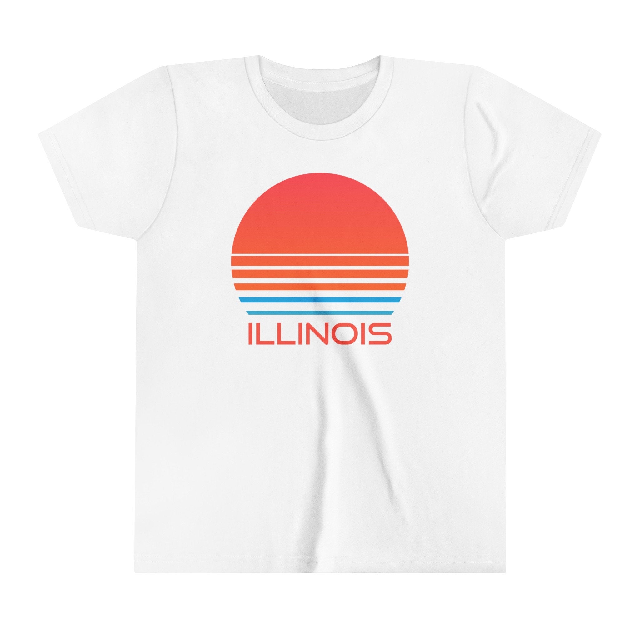 Illinois Youth Shirt Retro 80s Illinois Kid39s TShirt Personalization Available Graphic Tee – Premium Graphic · Perfect For Daily Wear