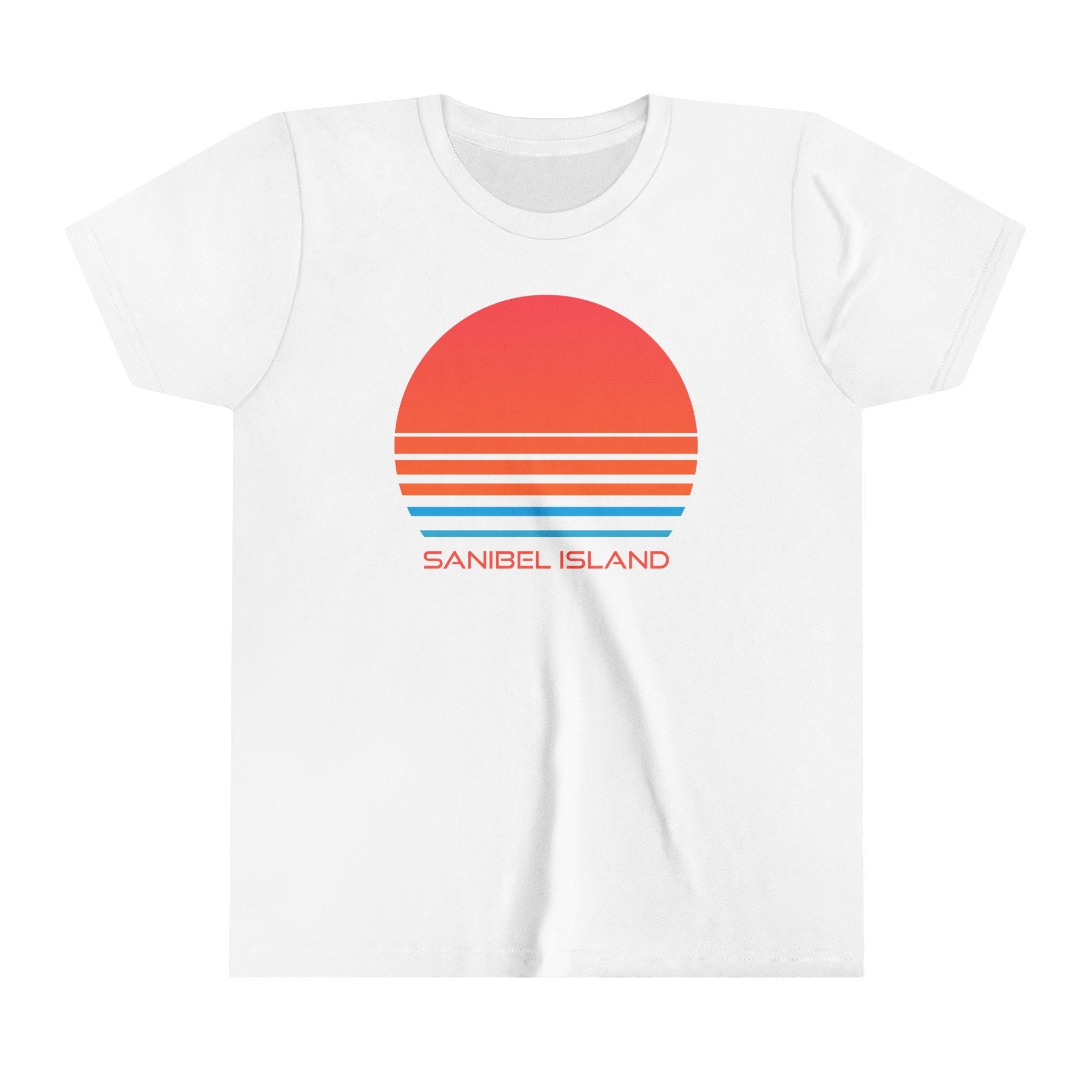 Sanibel Island Florida Youth Shirt Retro 80s Sanibel Island Kid39s TShirt Personalization Available Graphic Tee – Feel-Good Design · Perfect For Daily Wear