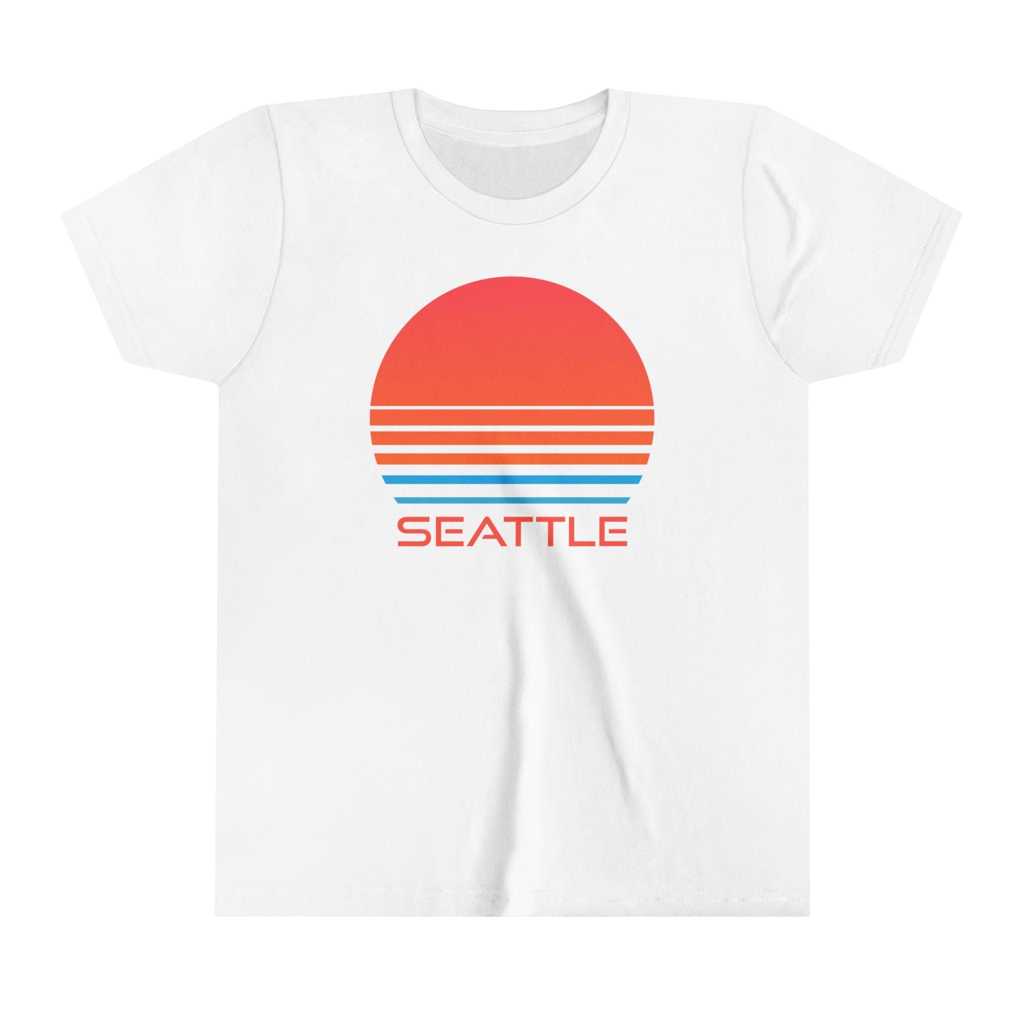 Seattle Washington Youth Shirt Retro 80s Seattle Kid39s TShirt Personalization Available Graphic Tee – Feel-Good Design · Top Pick For Any Outfit