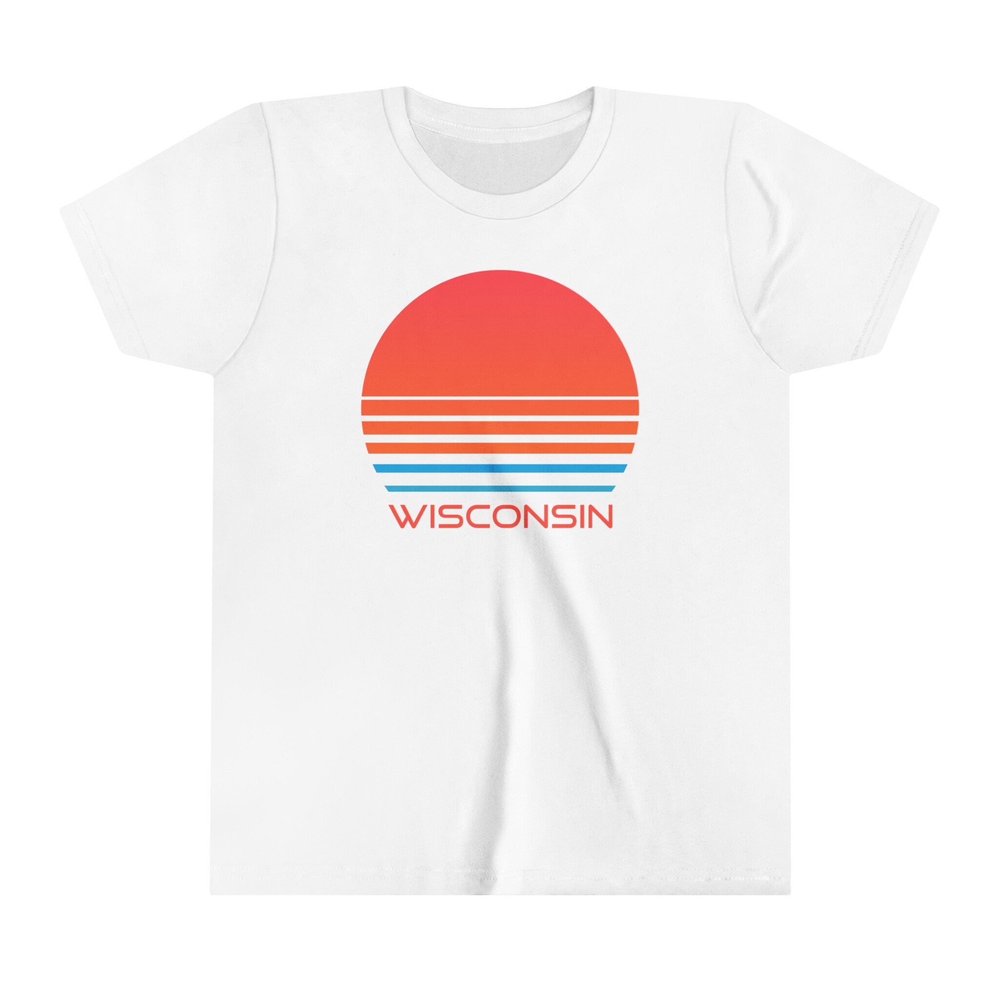 Wisconsin Youth Shirt Retro 80s Wisconsin Kid39s TShirt Personalization Available Graphic Tee – Bold Style · Must-Have Style