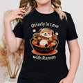 Cute Otter Ramen Tee Kawaii Animal T Shirt Casual Comfort Food Shirt Asian Food Gift Idea Animal Lover Sweatshirt Pho Lover T Shirt Sweatshirt – Easygoing Wear · Top Pick For Any Outfit