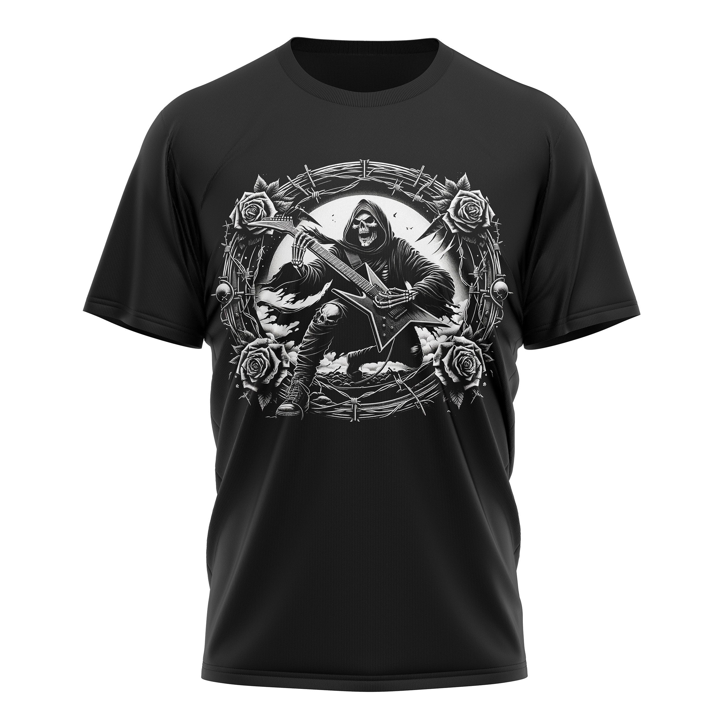Rock Gothic Reaper Heavy Metal Men39s T Shirt Graphic Tee – Premium Graphic · Top Pick For Any Outfit