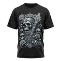 Skulls and Roses Rock Gothic Reaper Heavy Metal Men39s T Shirt Graphic Tee – Warm & Stylish · Great Gift For Fans