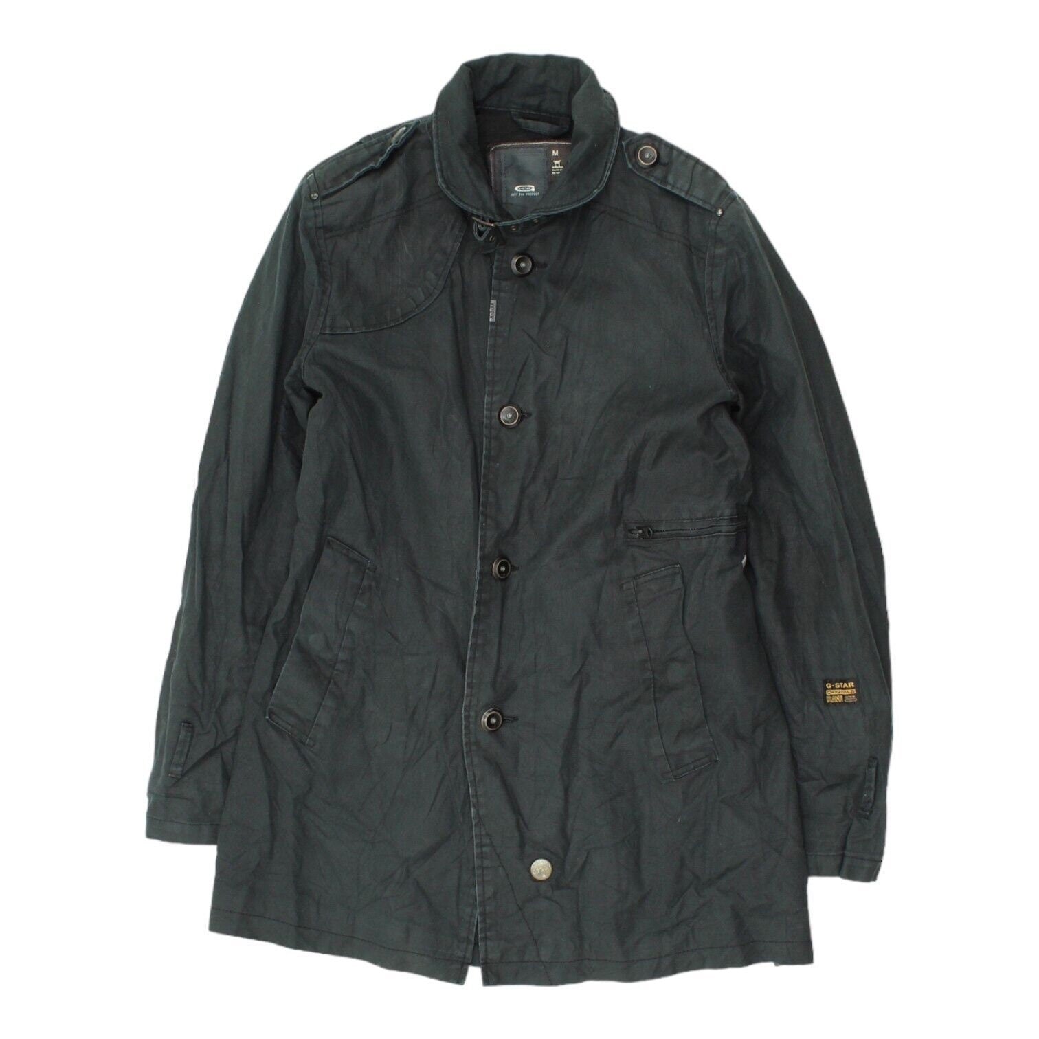 GStar RAW Mens Black Cotton Coat Vintage High End Designer Smart Jacket VTG Graphic Tee – Cozy Vibes · Perfect For Daily Wear