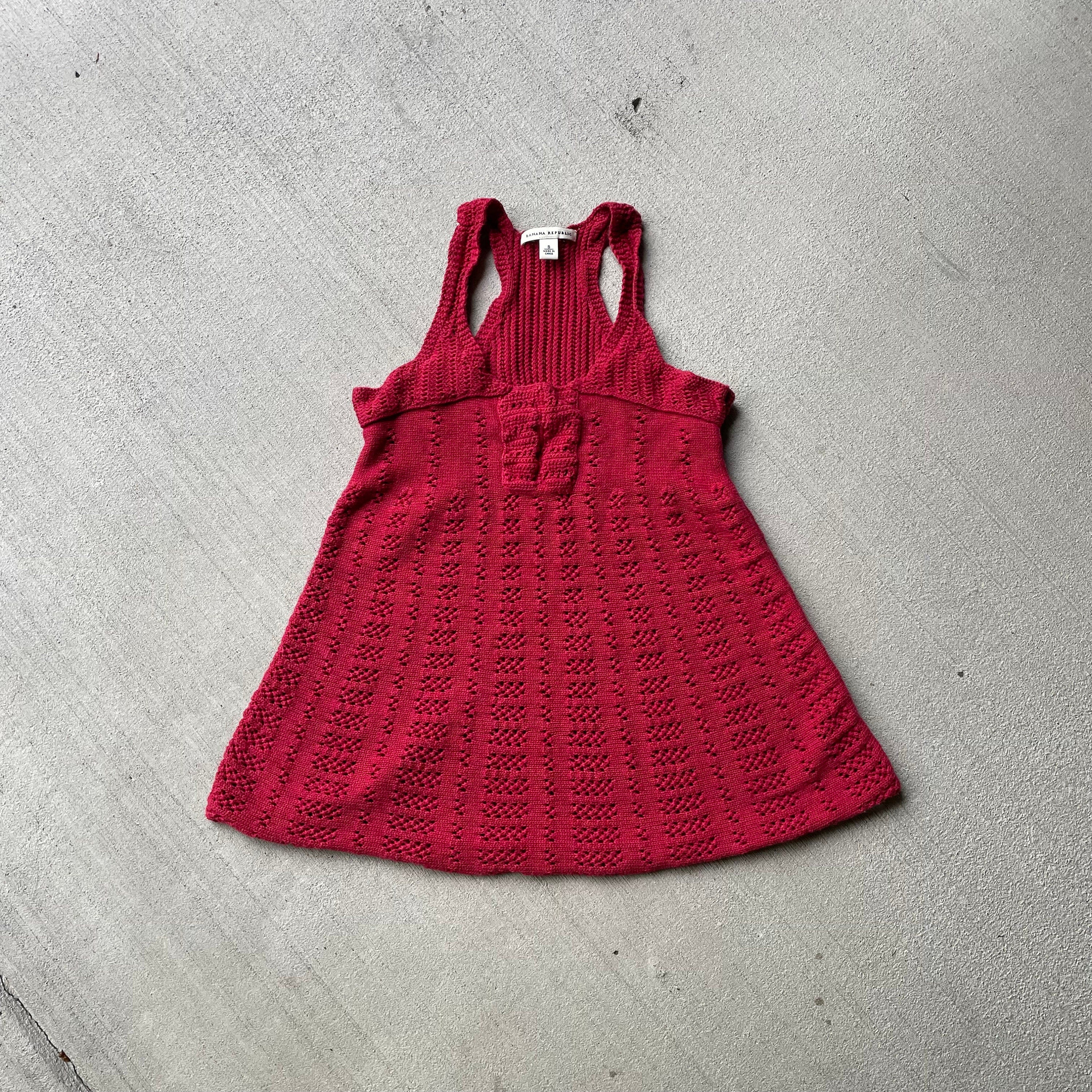 Red crochet tank top vintage 00s size s Tank Top – Premium Graphic · Trending Graphic Apparel
