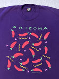 Vintage 1990s 90s Arizona Chili Pepper Southwest Art Puff Print T Shirt L NEW Graphic Tee – Aesthetic Look · Must-Have Style