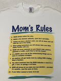 Vintage 1990s 90s 2000s Mom39s Rules Humor Parent Parenting Comedy T Shirt L NEW Graphic Tee – Premium Graphic · Perfect For Daily Wear