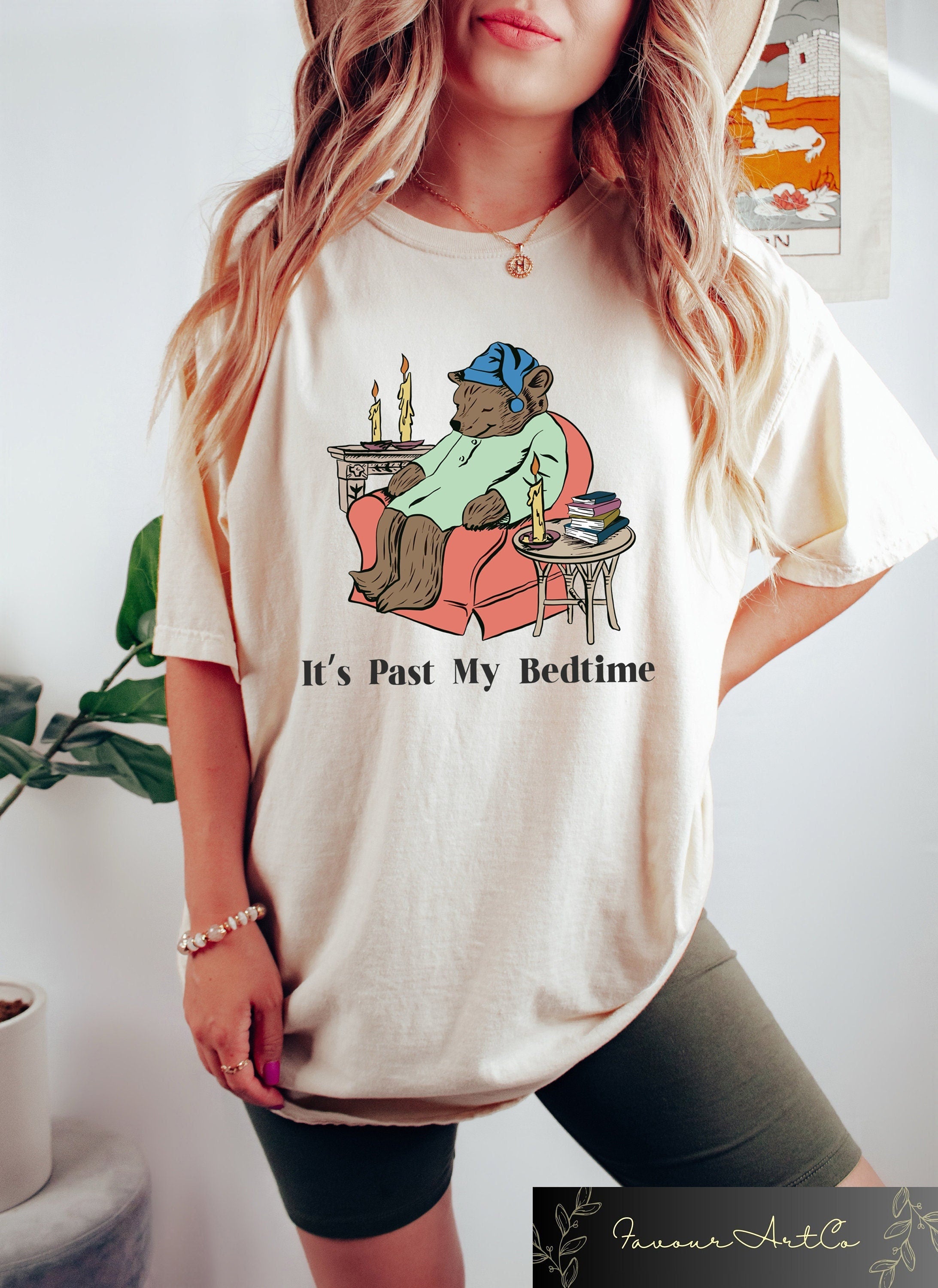 It39s Past My Bedtime Sleepy Bear Tshirt Funny Bear Meme Sweatshirt Trendy Unisex Tshirt Gag Shirt for Women Sarcastic Bear Sweatshirt Sweatshirt – Easygoing Wear · Must-Have Style
