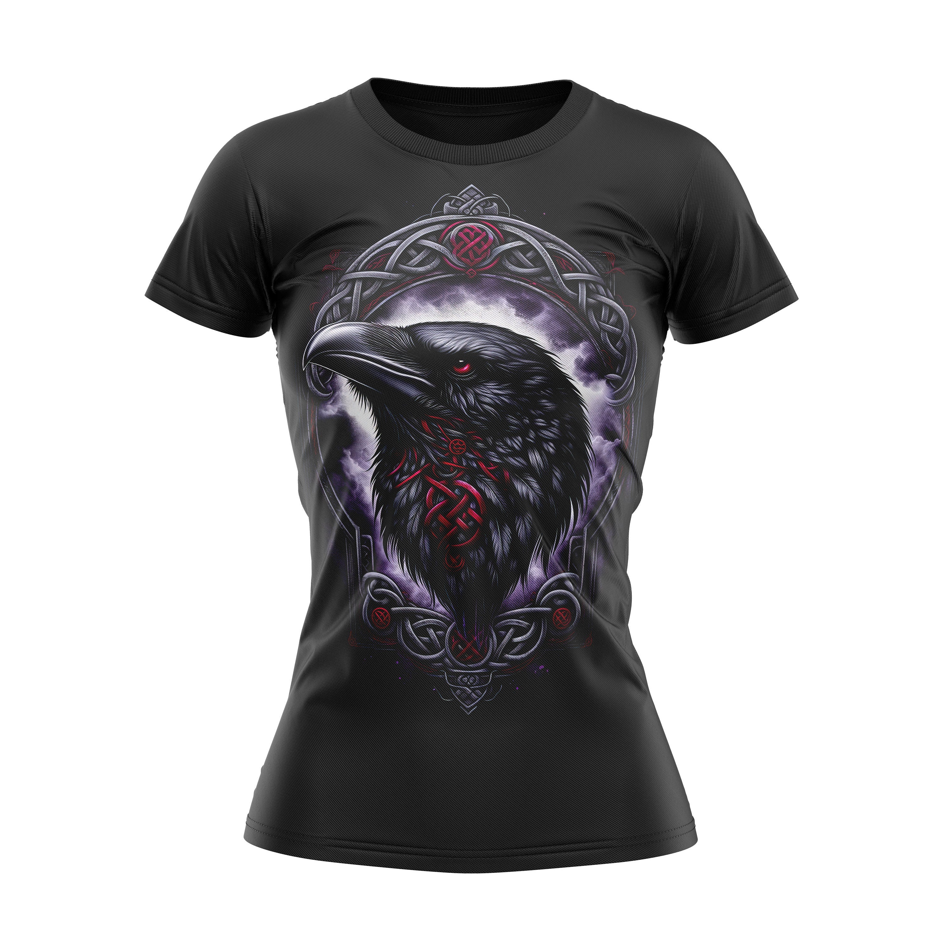 Mystic Celtic Druid Raven Womens T Shirt Gothic Viking Pagan Graphic Tee – Everyday Comfort · Top Pick For Any Outfit