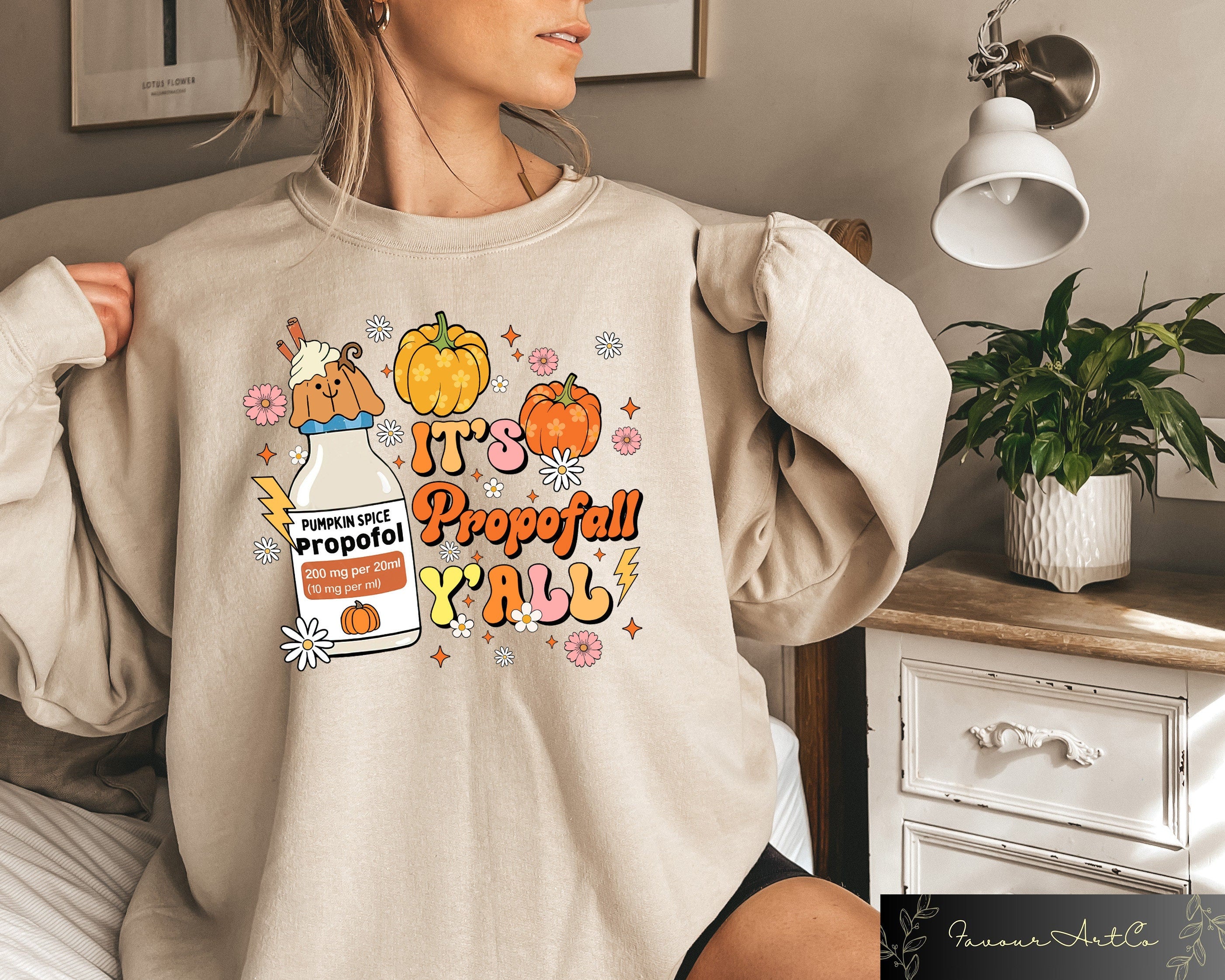ICU Nurse Halloween Shirt Funny Propofall Autumn Nurse TShirt CRNA Ccu Rn Anesthesiologist Halloween Gift Micu Sicu Sticu Propofol Tee Graphic Tee – Feel-Good Design · Perfect For Daily Wear