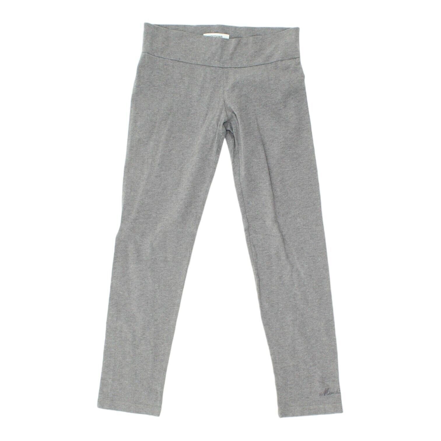 Moschino Girls Grey Cotton Leggings Vintage High End Activewear Pants Graphic Tee – Cozy Vibes · High-Quality Print