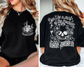 Dont Be Part Of The Problem Be The Whole Problem Shirt Funny Adult Humor Skeleton Skull Woman Gift For Her Sarcastic Mom Sweatshirt Sweatshirt – Easygoing Wear · Great Gift For Fans
