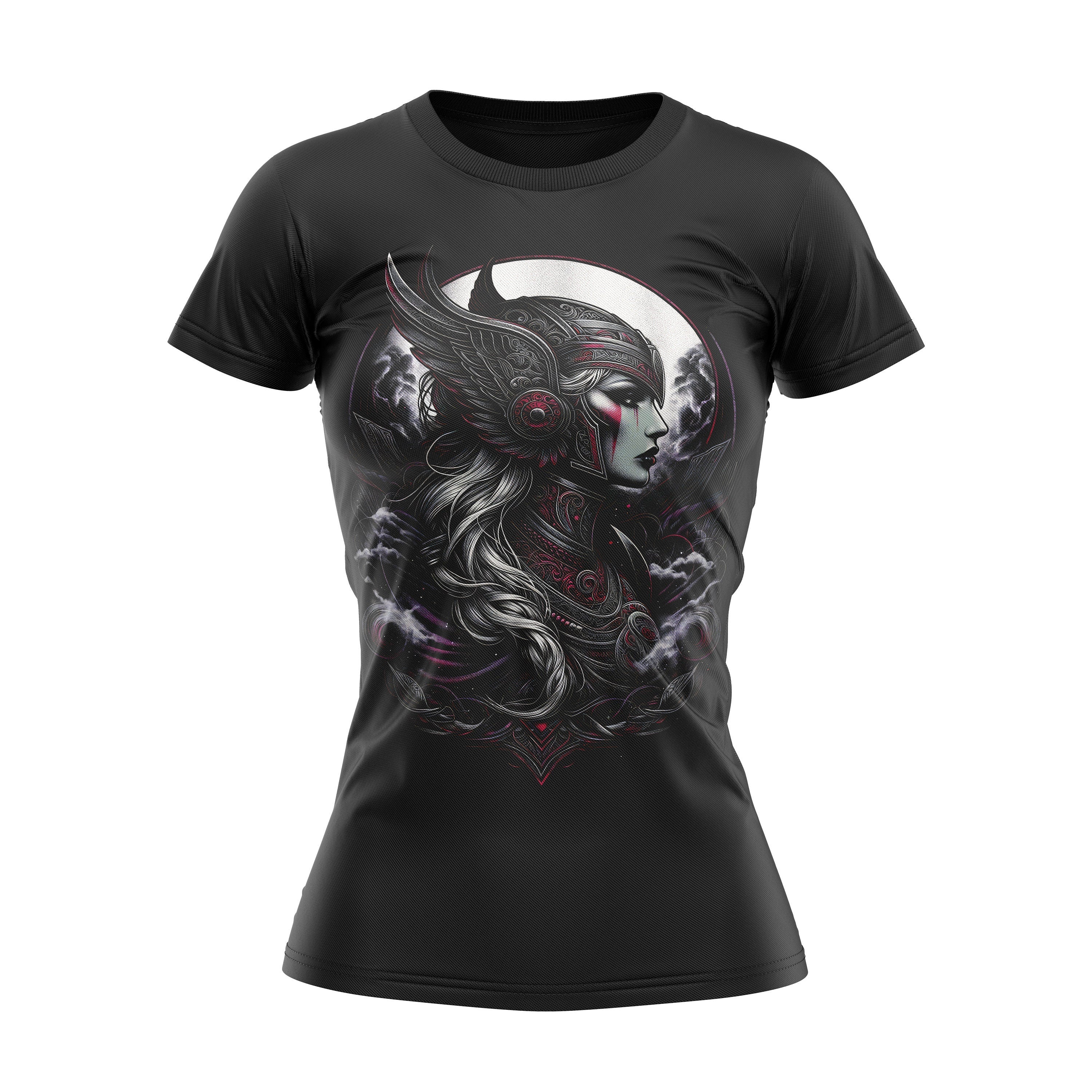 The Valkyrie Vikings Womens T Shirt Gothic Pagan Celtic Druid Graphic Tee – Cozy Vibes · Great Gift For Fans