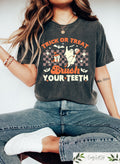 Halloween Dentist Tshirt Trick Or Teeth Sweater Dental Halloween Hoodie Dental Assistant Hoodie Spooky Dentist Shirt Hoodie – Everyday Comfort · Trending Graphic Apparel