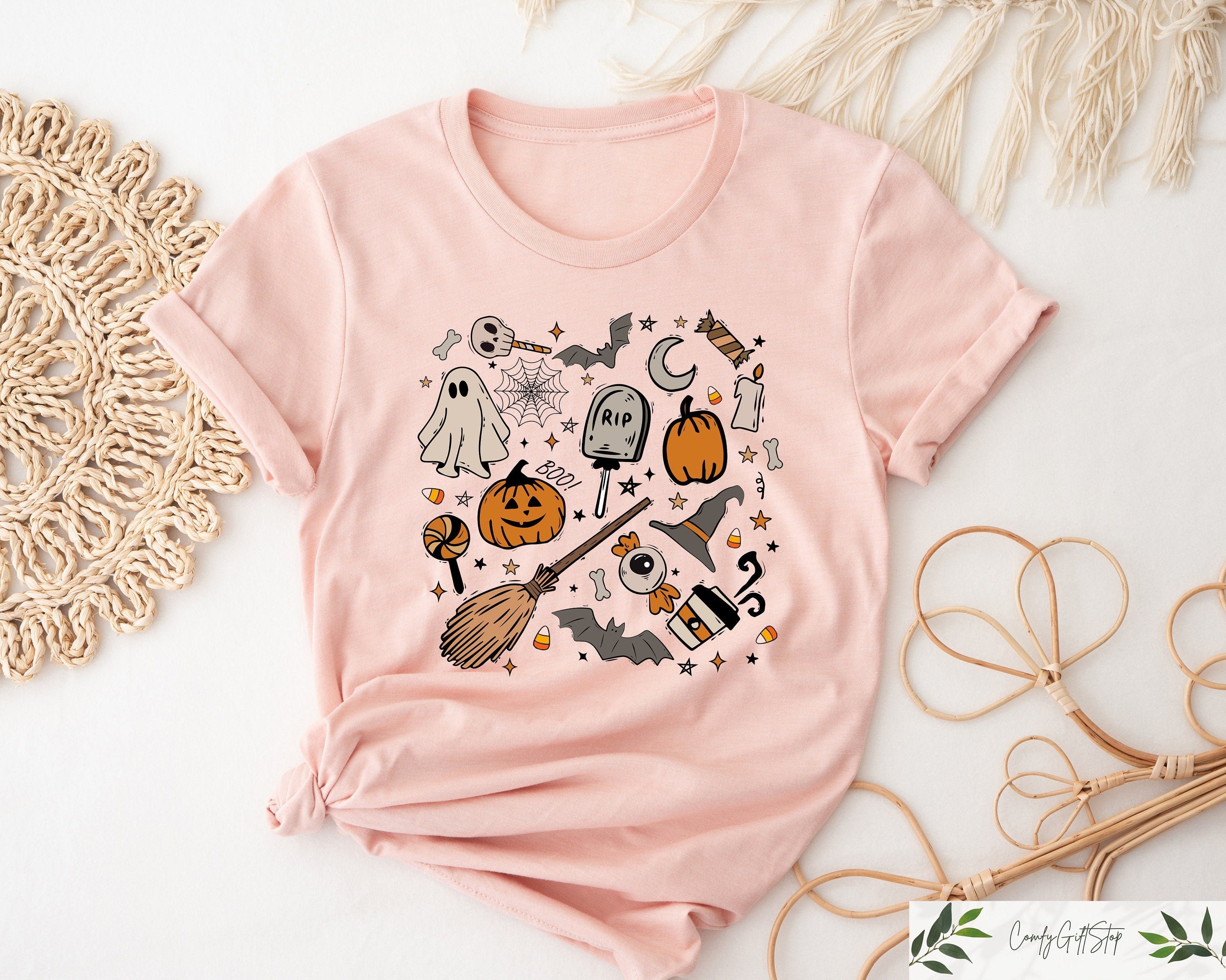 Retro Halloween Ghost Shirt Spooky Kids Shirt Halloween Toddler T Shirt Cute Ghost T Shirt Spooky Season Kids Tees Graphic Tee – Aesthetic Look · Trending Graphic Apparel