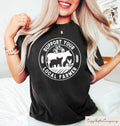 Farmer Gifts Farm Animals Shirt Support Your Local Farmers Tshirt Country Graphic Tees Farm Outfit Women VNeck T Shirt Gift for Her Graphic Tee – Fan Favorite · High-Quality Print