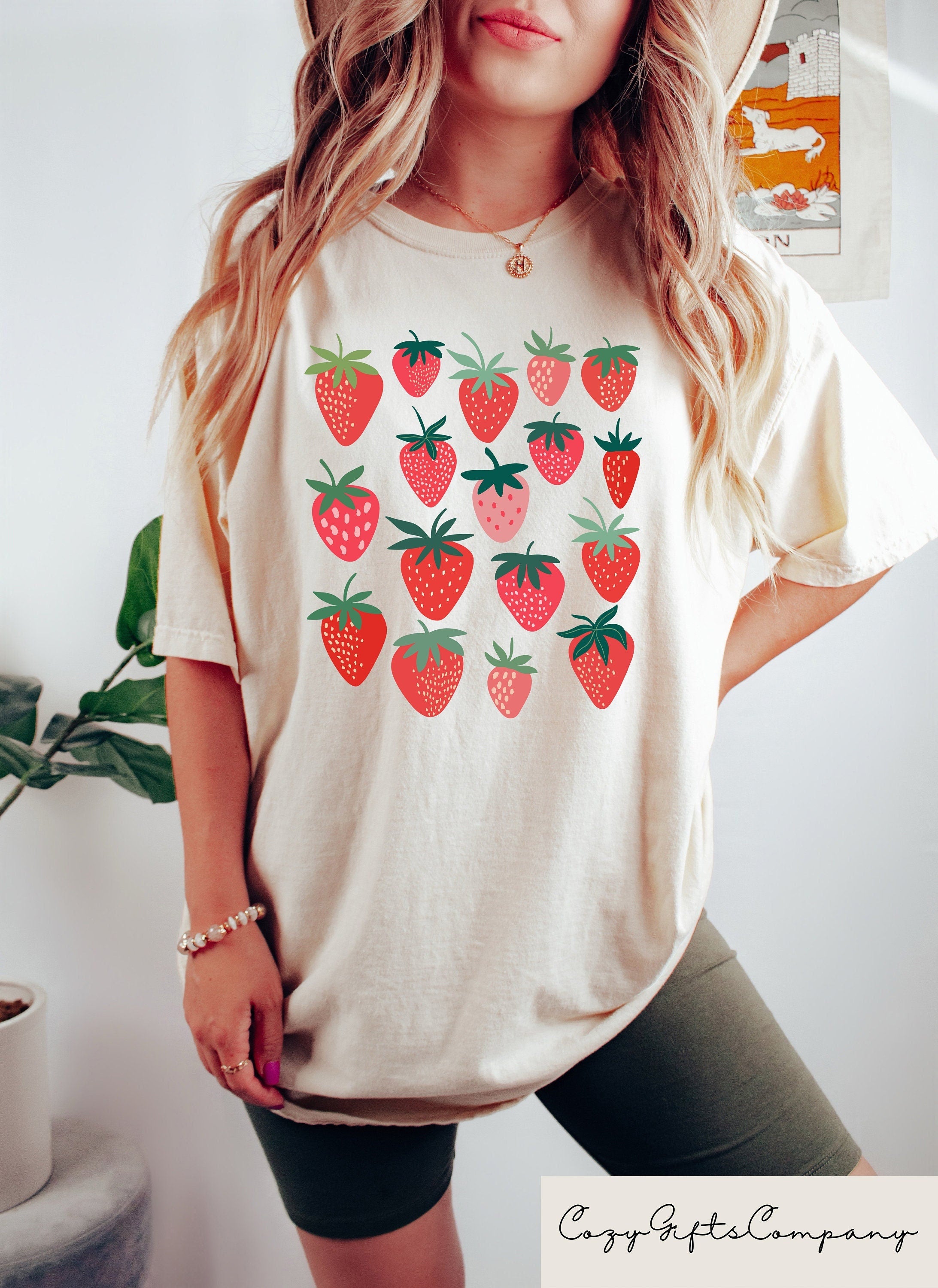 Strawberry Shirts Strawberry Crewneck Sweatshirt Summer Shirts Aesthetic Shirts for Women Gifts for Her Strawberry Graphic Tees Sweatshirt – Bold Style · Must-Have Style