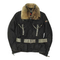 Peuterey Womens Black Quilted Fur Trim Jacket Vintage High End Designer VTG Graphic Tee – Soft Feel · Perfect For Daily Wear