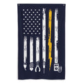 Elctrician US Flag blue Graphic Tee – Aesthetic Look · High-Quality Print